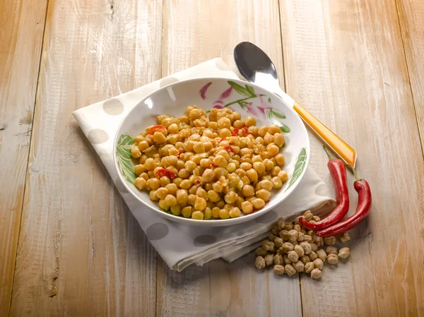 Garbanzo con chile picante —  Fotos de Stock