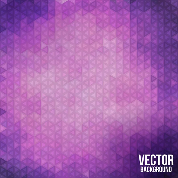 Purple triangle pattern — Stock Vector