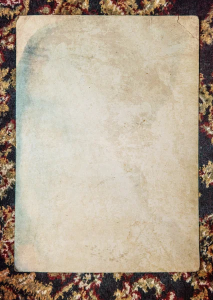 Wzór papieru Karta na stary szmatką tło — Zdjęcie stockowe