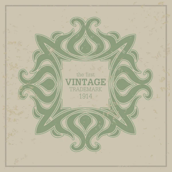 Plantilla de logos de lujo retro — Archivo Imágenes Vectoriales