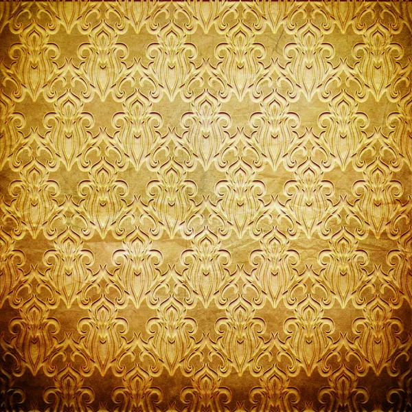 Gold background with pattern — Stock Photo, Image