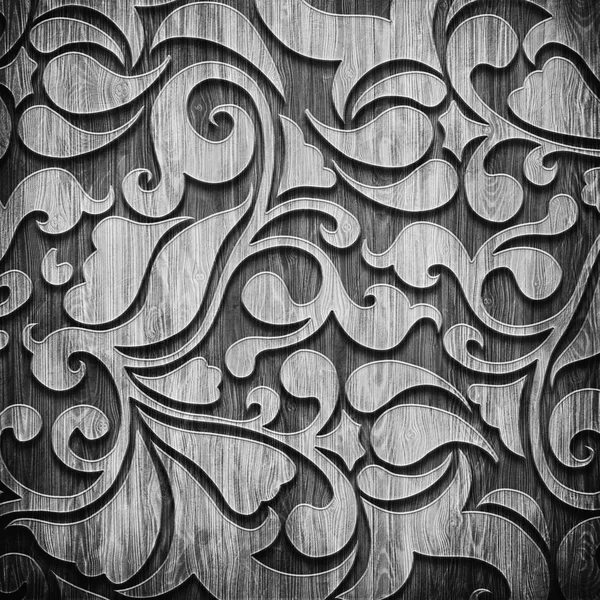 Modèle en bois sculpté noir — Photo