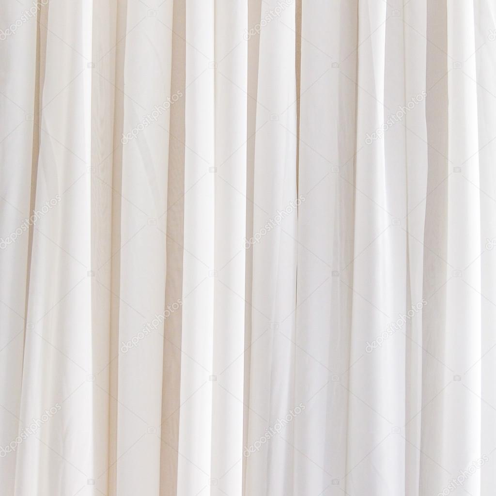 White curtain