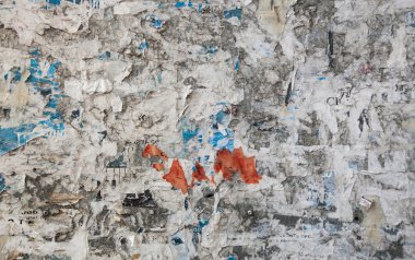 Eski Yırtık Posterli Grunge Arkaplanı