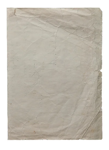 Ancienne feuille de papier — Photo