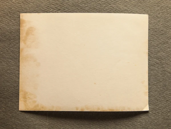 Vieille feuille de papier brun — Photo