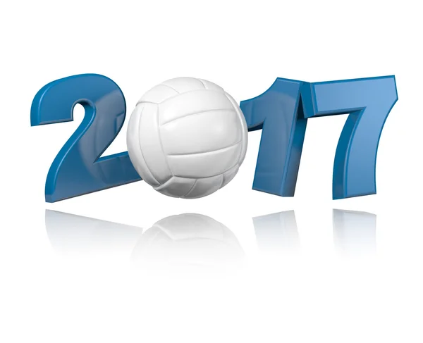 Voleybol 2017 tasarım — Stok fotoğraf