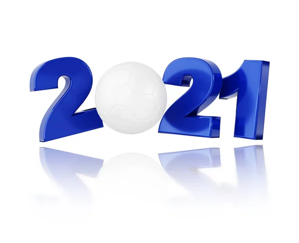 Handball 2021 Design White Background — Stock Photo, Image