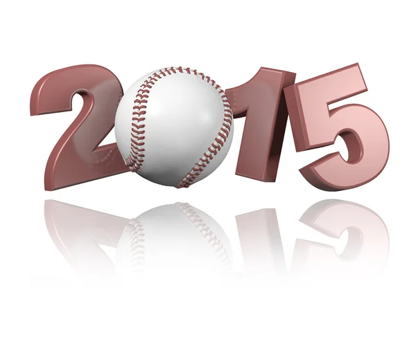 Дизайн бейсбола 2015 — стоковое фото