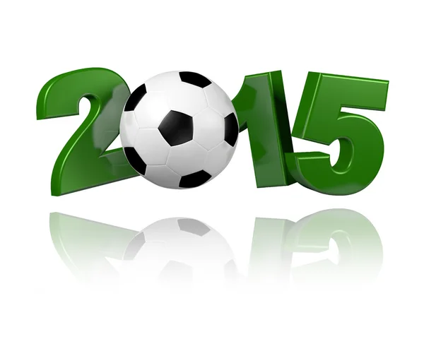 Futebol 2015 design — Fotografia de Stock