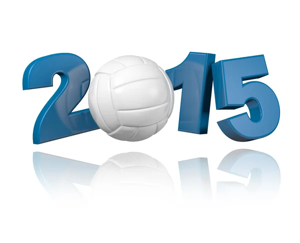 Volleybal 2015 ontwerp — Stockfoto