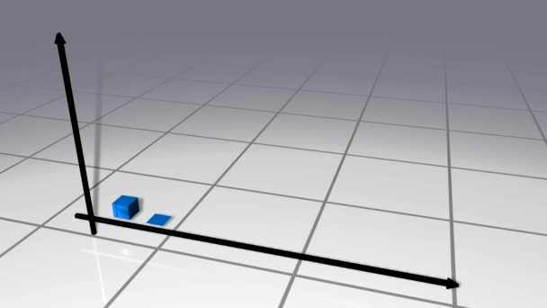 Bars et graphique d'affaires courbe qui descendent 