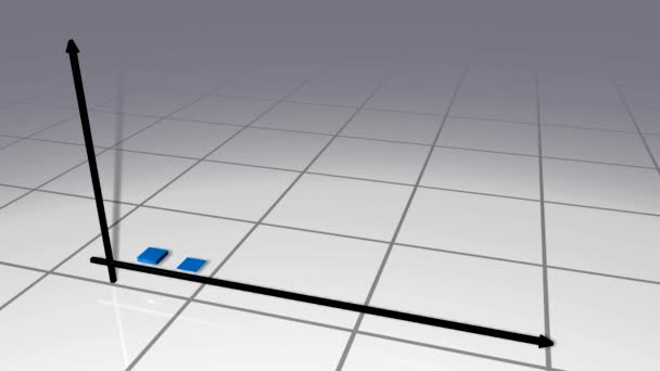 Bars et courbe qui monte 