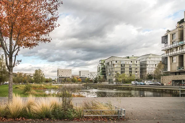 Lyon France October 2020 Confluence District Autumn Famous Modern District — Stock Photo, Image