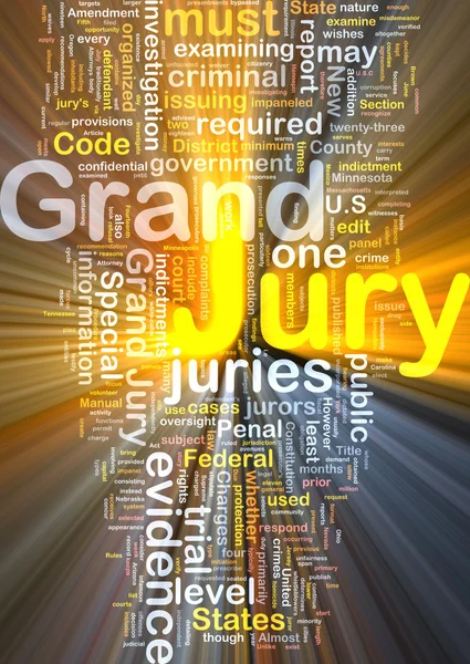 Grand jury achtergrond concept illustratie gloeien — Stockfoto