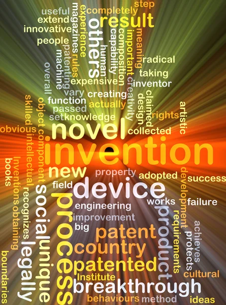 Invention background concept glowing — Stock Photo, Image