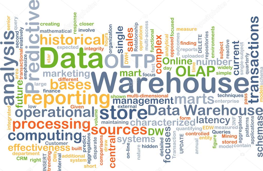 Data warehouse background concept
