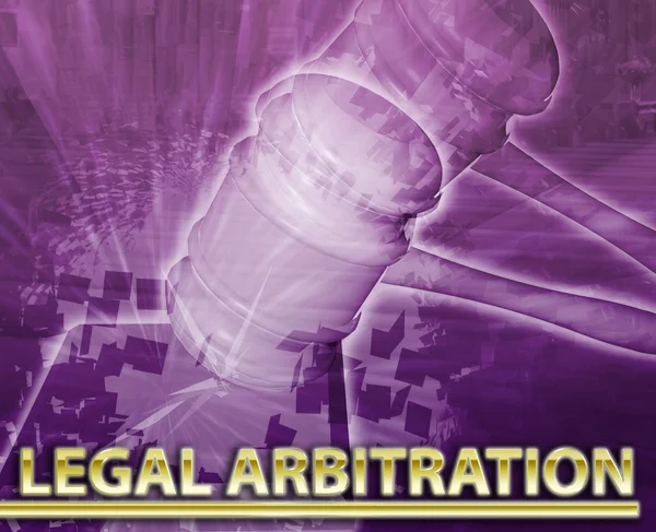 Legal arbitration Abstract concept digital illustration — Stock Photo, Image