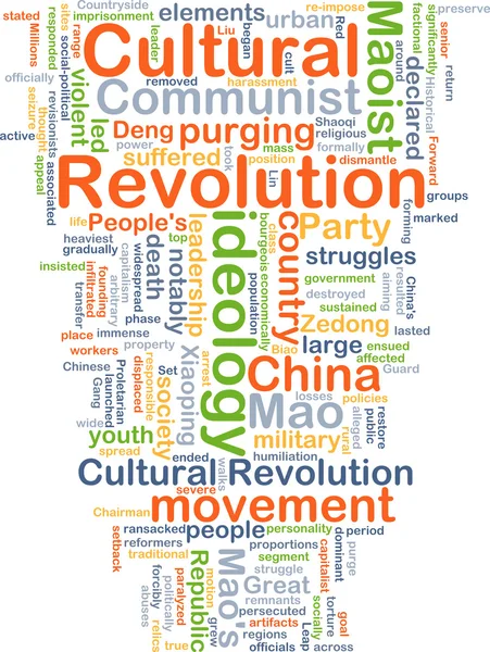 Cultural Revolution background concept