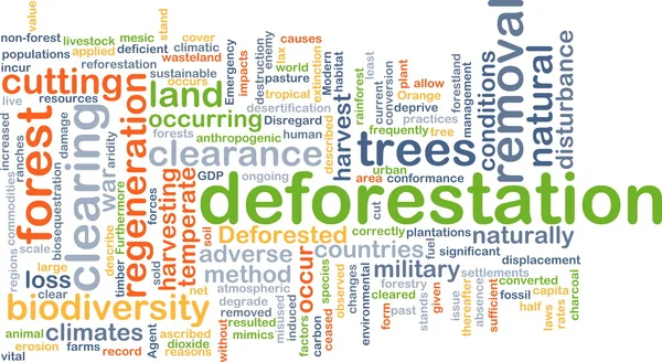 Deforestation background concept — Stock Photo, Image