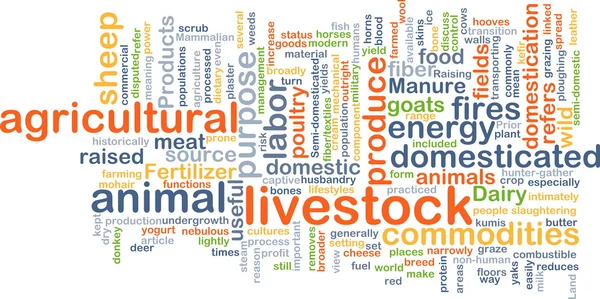 Livestock background concept — Stock Photo, Image