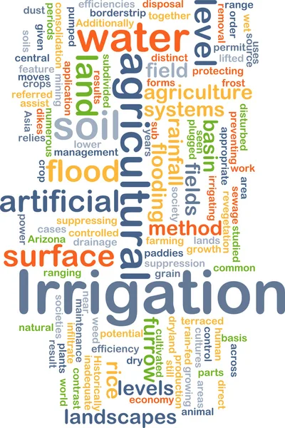 Irrigation background concept — Stock Photo, Image