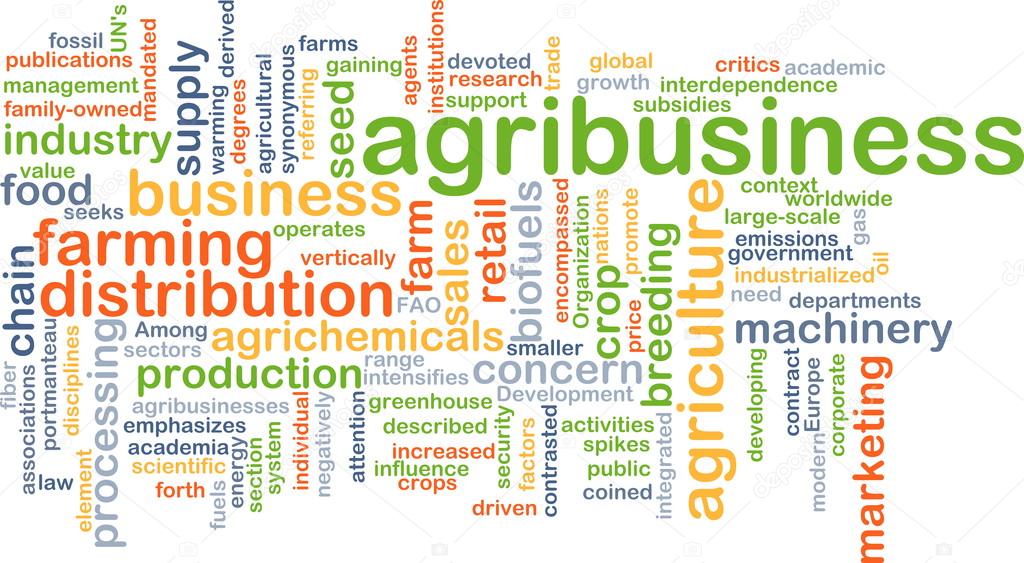 Agribusiness background concept
