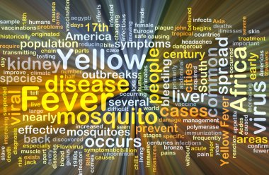 Parlayan yellow fever arka plan kavramı