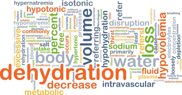 Dehydration background concept — Stock Photo, Image