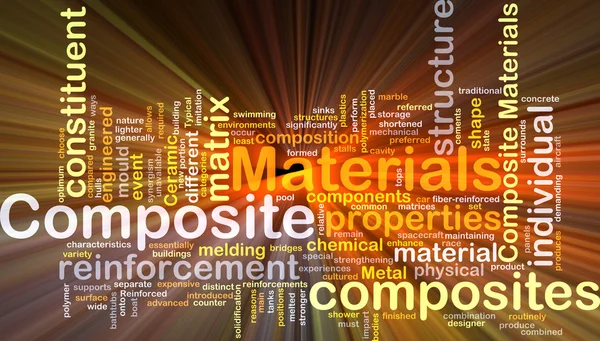 Composietmaterialen achtergrond concept gloeien — Stockfoto