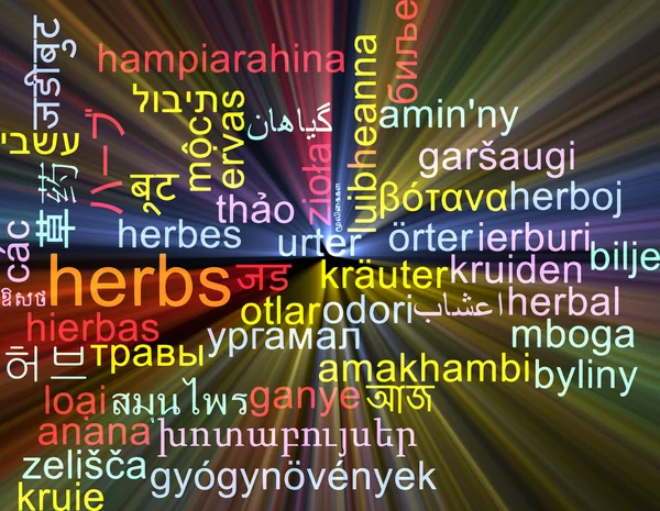 Концепция многоязычного облака слов — стоковое фото