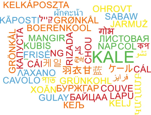 Καλέ γλωσσών στα wordcloud φόντο έννοια — Φωτογραφία Αρχείου