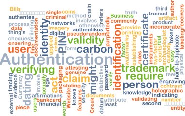 Kimlik doğrulaması arka plan kavramı