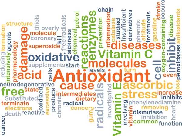 Antioxidáns háttér koncepció — Stock Fotó