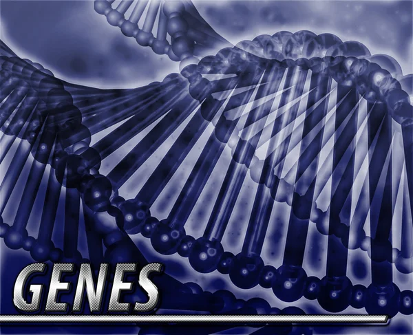 Genes Abstract concept digital illustration — Stock Photo, Image