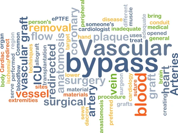 Conceito de fundo de bypass vascular — Fotografia de Stock