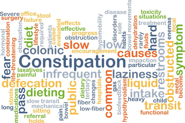 Constipation background concept — Stock Photo, Image