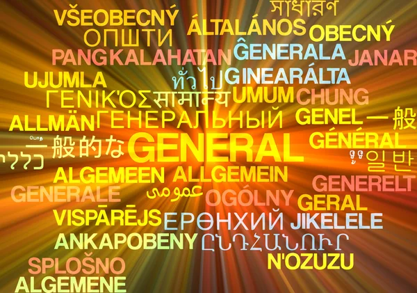 Concepto de fondo de wordcloud multilenguaje general que brilla — Foto de Stock