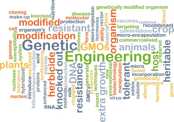 Concepto de fondo de ingeniería genética —  Fotos de Stock