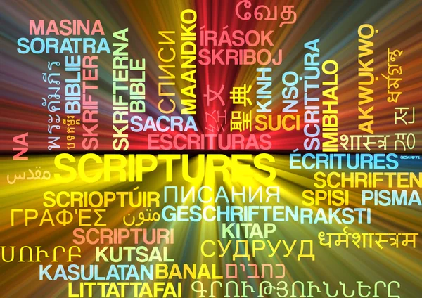 Писання багатомовна концепція фонового освітлення Wordcloud — стокове фото