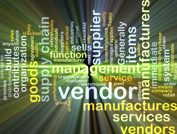 Vendor background concept glowing