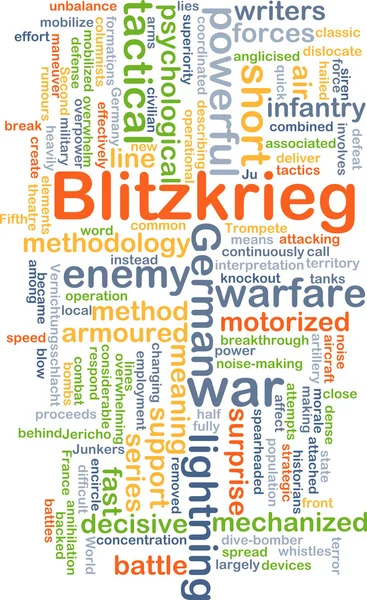 Blitzkrieg background concept — Stock Photo, Image