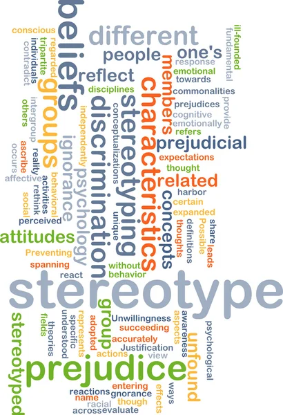 Stereotype achtergrond concept — Stockfoto