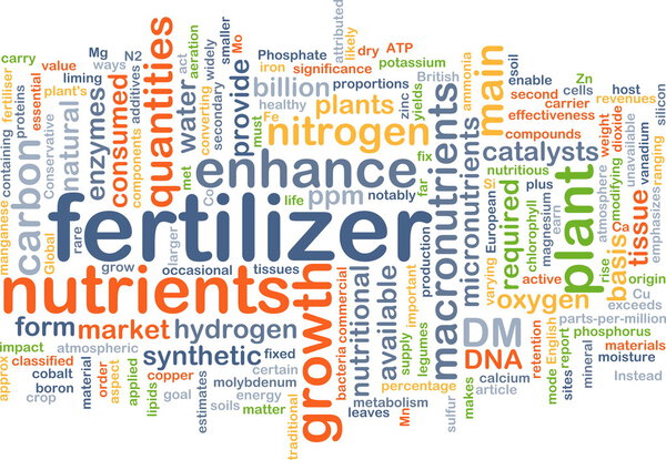 Fertilizer background concept
