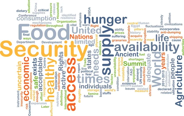 Food security background concept — Stock fotografie