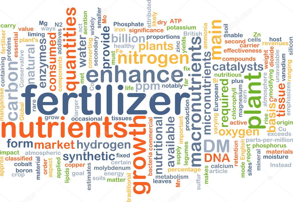 Fertilizer background concept