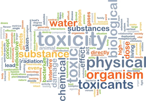 Toxicity background concept — Stock Photo, Image