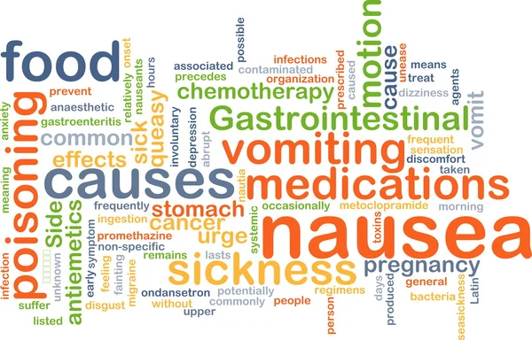Mide bulantısı arka plan kavramı — Stok fotoğraf