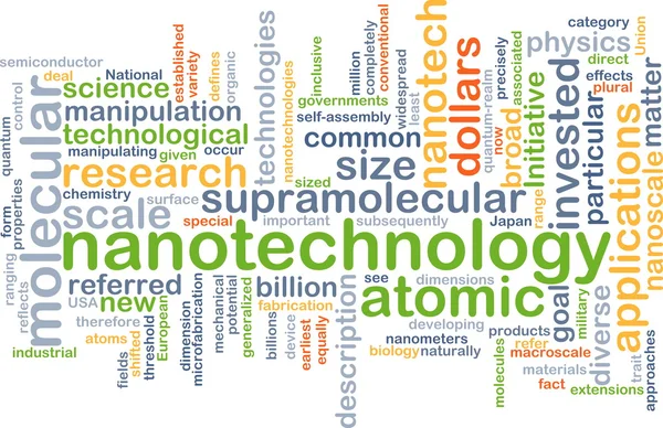 Nanotechnology background concept — Stock Photo, Image