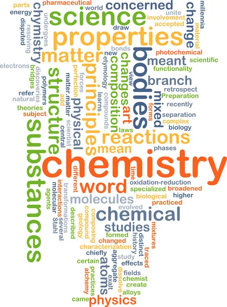 Chemistry background concept — Stock Photo, Image